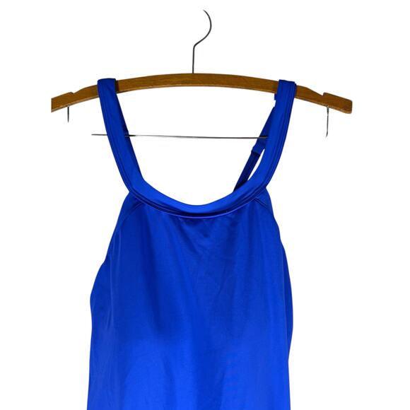 Lands’ End Women’s Blue Swim Dress Size 14 – LYCRA Xtra Life Fabric NWT - Picture 9 of 12